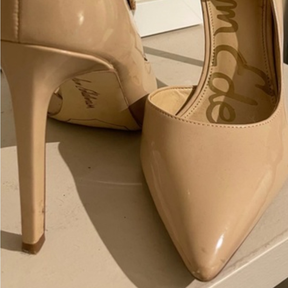 Sam Edelman Cream Stiletto Heels
